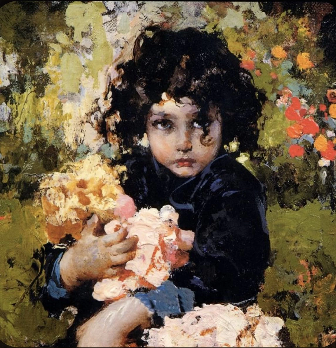 Bambina con bambola